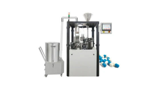 Máquina de enchimento de cápsulas de tamanho 3 de 220V 5.5kw com certificado CE GMP