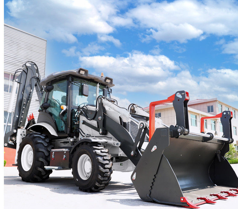 Máquina de carregamento de trator diesel, retroexcavadora, de 1,2 toneladas Máquina de tractor agrícola, de 0,1 cbm