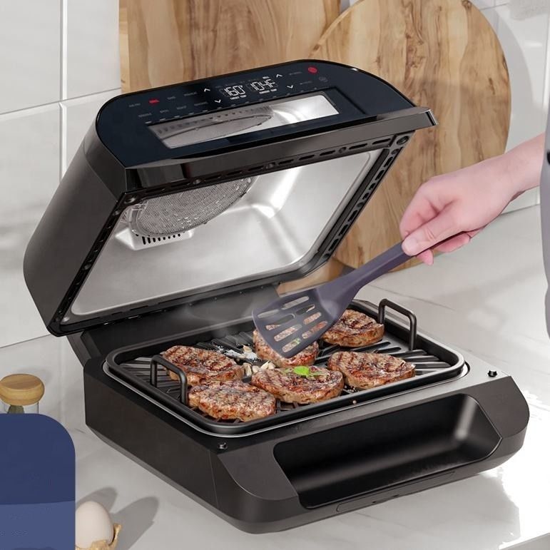 Home Smart 10l 7 em 1 Fritador sem óleo Janela de observação Power XL Air Flyer Friter Grill