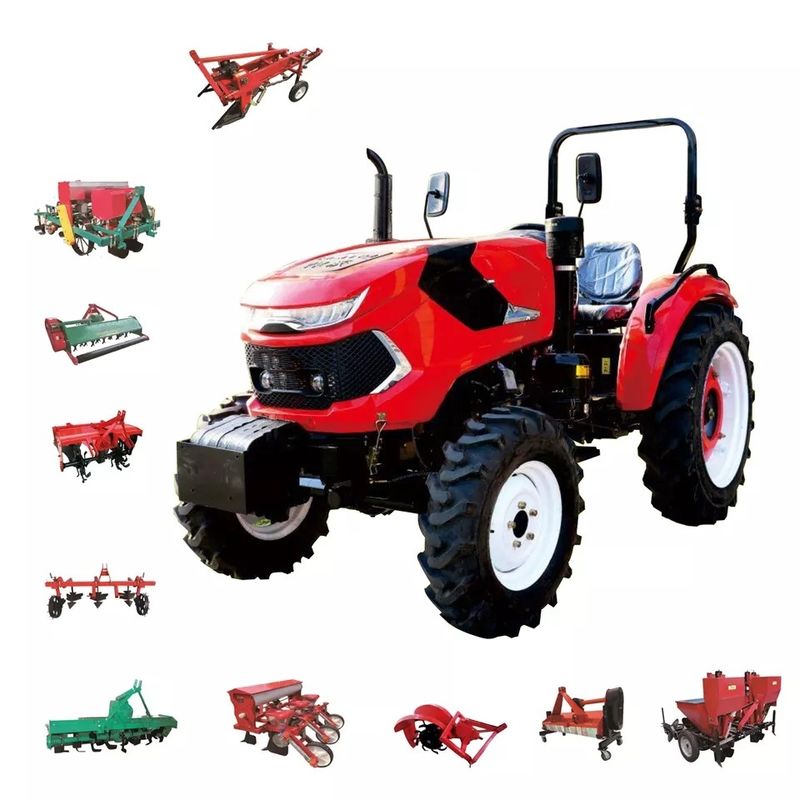 Tractor de rodas de engrenagem para agricultura 2500 KG Máquina agrícola pesada Certificado CE