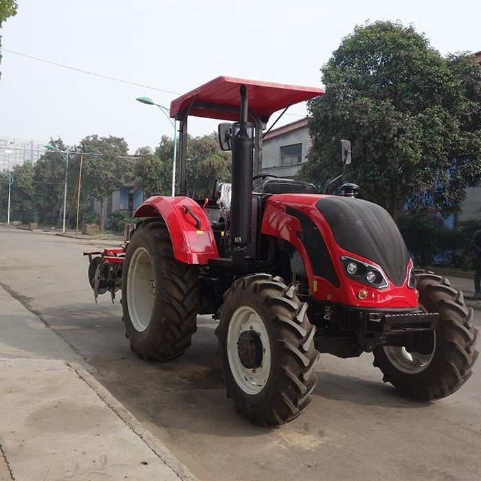 Novo 2024 Gear Drive Farm Tractor 110HP 120HP Tractor de rodas com caixa de engrenagens