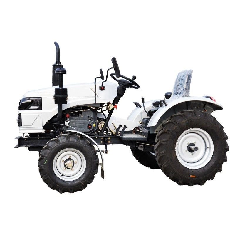 Trator agrícola 2WD 12hp-24hp com tração por correia 4 tempos motor diesel de resfriamento por água