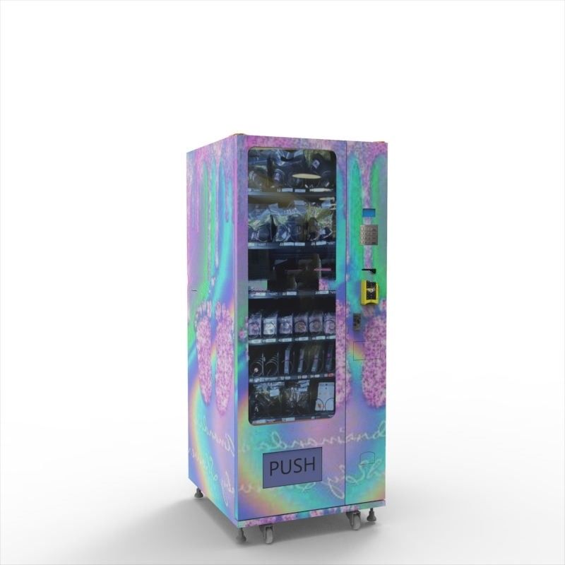 Máquina de venda automática de produtos de beleza multifuncional 150W Output Cash Pagamento por cartão de crédito