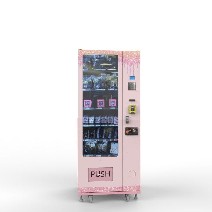 Máquina de venda automática de produtos de beleza multifuncional 150W Output Cash Pagamento por cartão de crédito