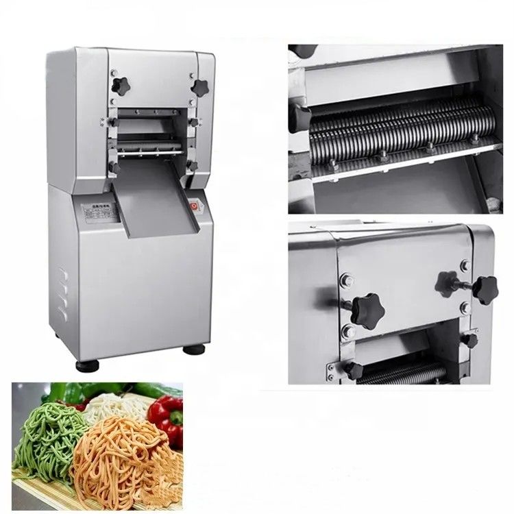 Máquina de fazer macarrão de aço inoxidável cortando espessura ajustável massa pasta fresca para ferramenta de cozinha