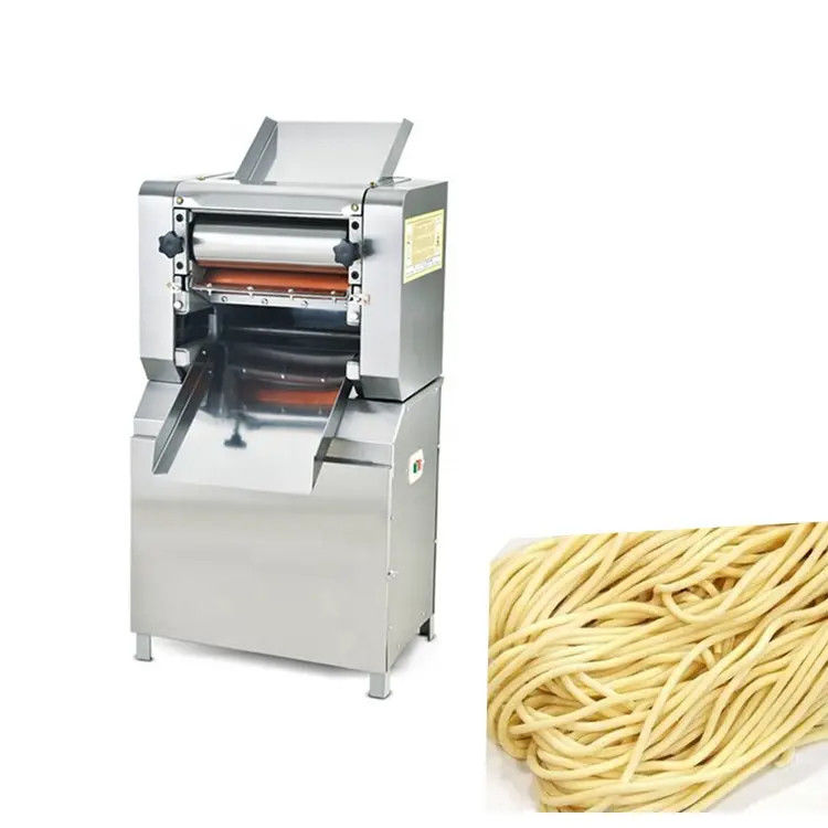 Máquina de fazer macarrão de aço inoxidável cortando espessura ajustável massa pasta fresca para ferramenta de cozinha
