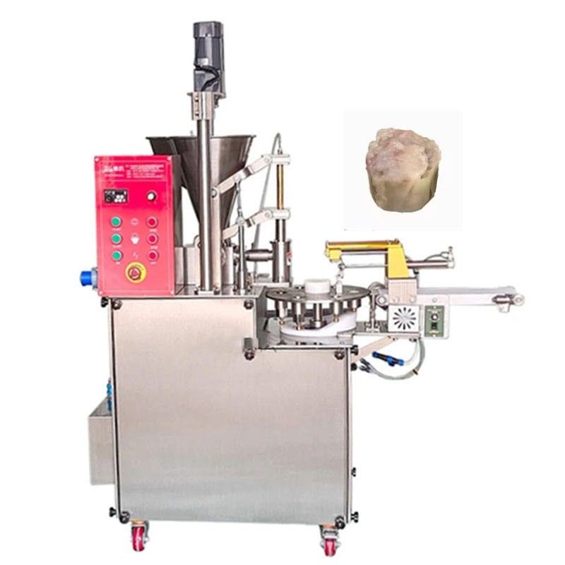 Máquina Samai de tela sensível ao toque comercial Máquina semi-automática de fabricação de somas escuras Máquina shuimai de pele redonda