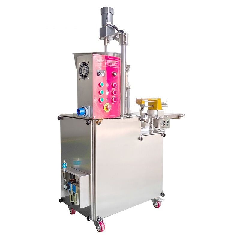 Máquina Samai de tela sensível ao toque comercial Máquina semi-automática de fabricação de somas escuras Máquina shuimai de pele redonda