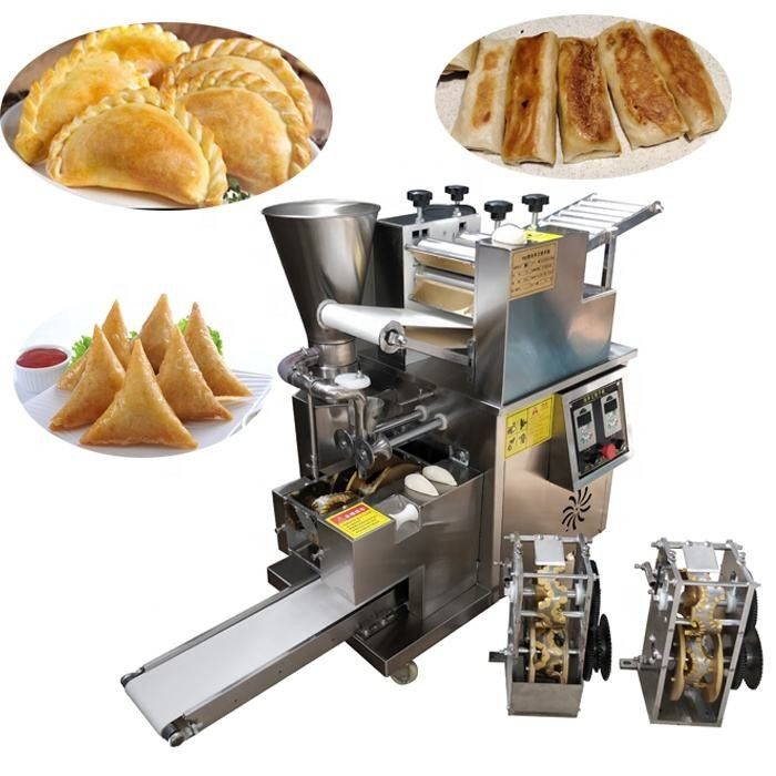 12/15cm Máquina Automática de Empanada de Grande Tamanho / Máquina de Fabricação de Rolos de Primavera de Samosa Pierogi