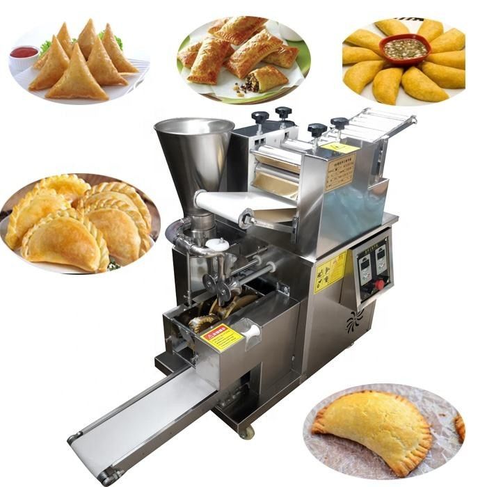 12/15cm Máquina Automática de Empanada de Grande Tamanho / Máquina de Fabricação de Rolos de Primavera de Samosa Pierogi