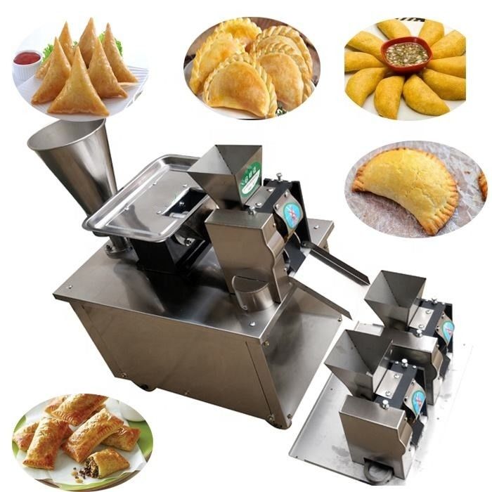 12/15cm Máquina Automática de Empanada de Grande Tamanho / Máquina de Fabricação de Rolos de Primavera de Samosa Pierogi