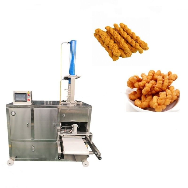 Máquina de torção industrial automática Churro Equipamento de formação de lanches Maquinaria de extrusão de torção de massa de pretzels fritos