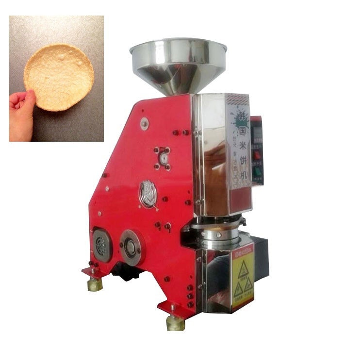 Coréia máquina de fazer bolos de arroz / snack comida crocante máquina de fazer bolos de arroz fino