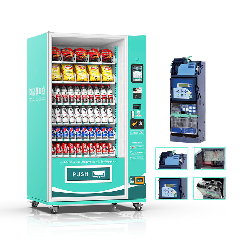 Design personalizado China Máquinas de venda a granel Máquinas de venda a granel Comercial Toque para alimentos e bebidas