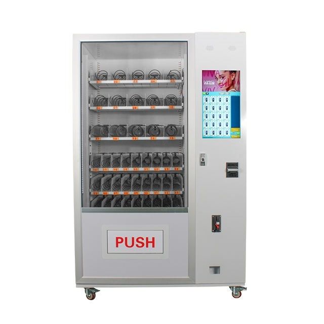 Máquina de venda automática de água vendida a quente Máquina automática de venda automática de snacks e bebidas
