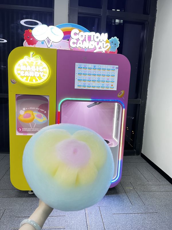 Máquina automática de fabricação de marshmallow para cinema, supermercado e parque de diversões