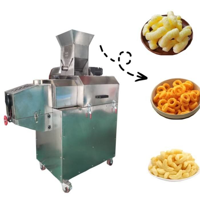 Máquina de fabricação de bolhas de milho de aço inoxidável para extrusão de lanches