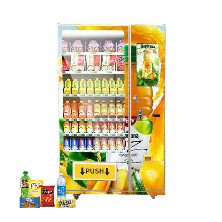 Centro Comercial Bebida Fria Pintura a Cores Personalizada Autocolante Máquina de Venda Com Ecrã