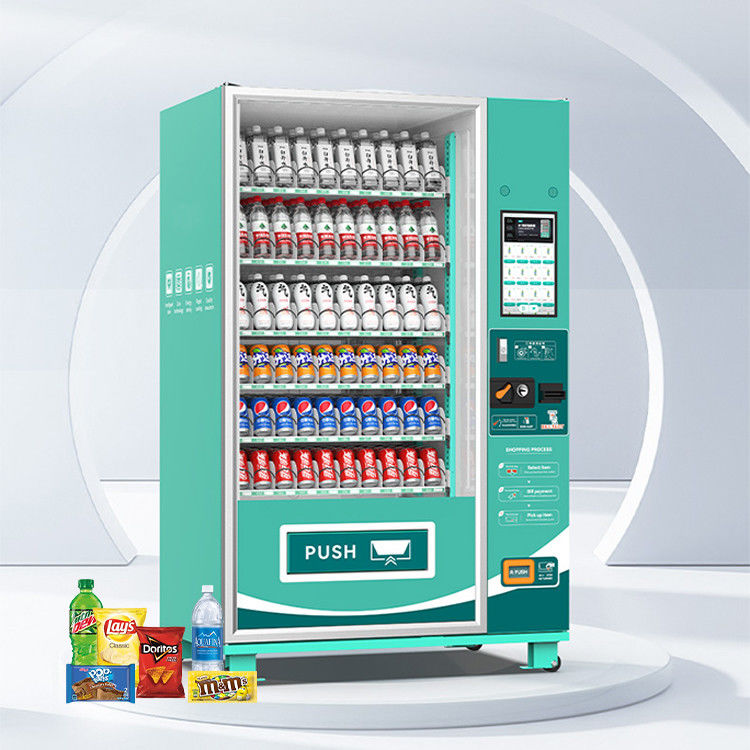 Centro Comercial Bebida Fria Pintura a Cores Personalizada Autocolante Máquina de Venda Com Ecrã