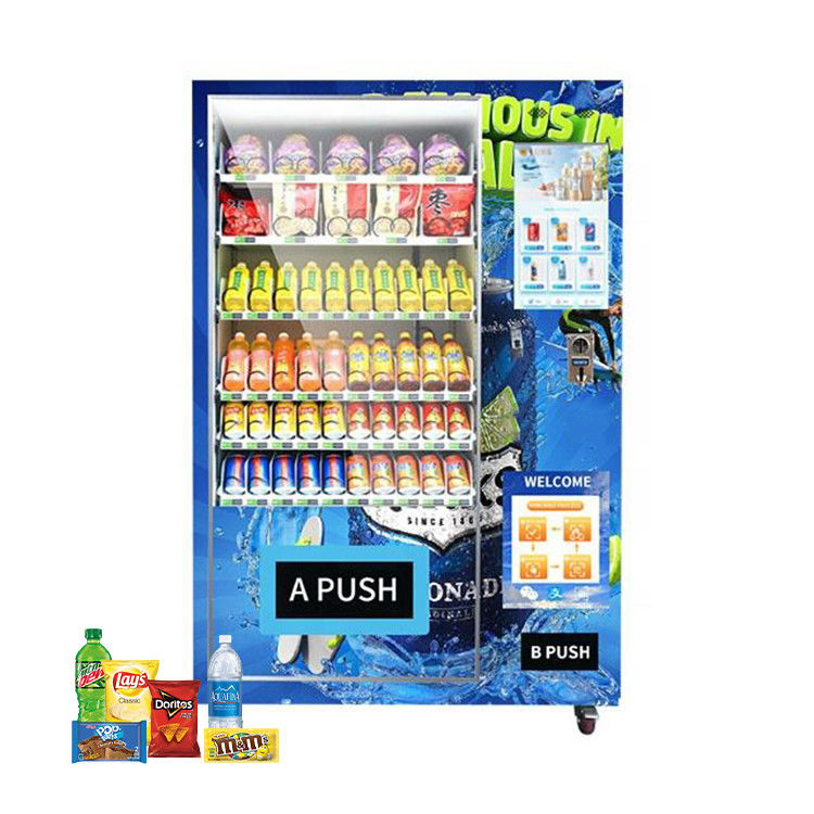 Personalizar Sistema de Pagamento Máquinas de venda automática de alimentos frescos Redutor Worm Gear Opções de dinheiro / moeda de papel