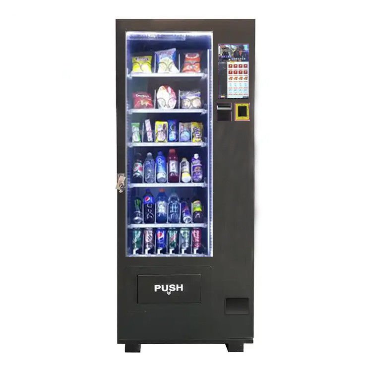 Intervalo de temperatura de acordo com itens dentro máquina de venda de café comercial para lanches e opções personalizáveis