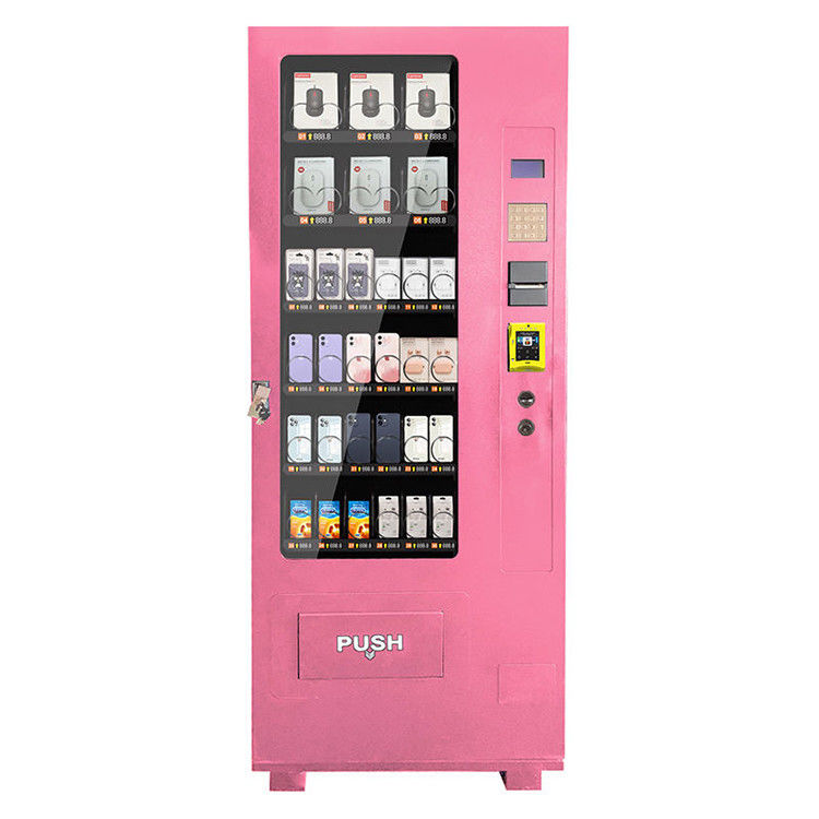 Grande máquina automática de venda de suco com tela sensível ao toque seleção de produtos e adesivos de pintura de cores personalizadas