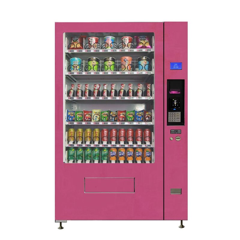 Máquina de venda automática de metal para hotéis e estações de metrô 24 horas de suporte após o serviço de vendas
