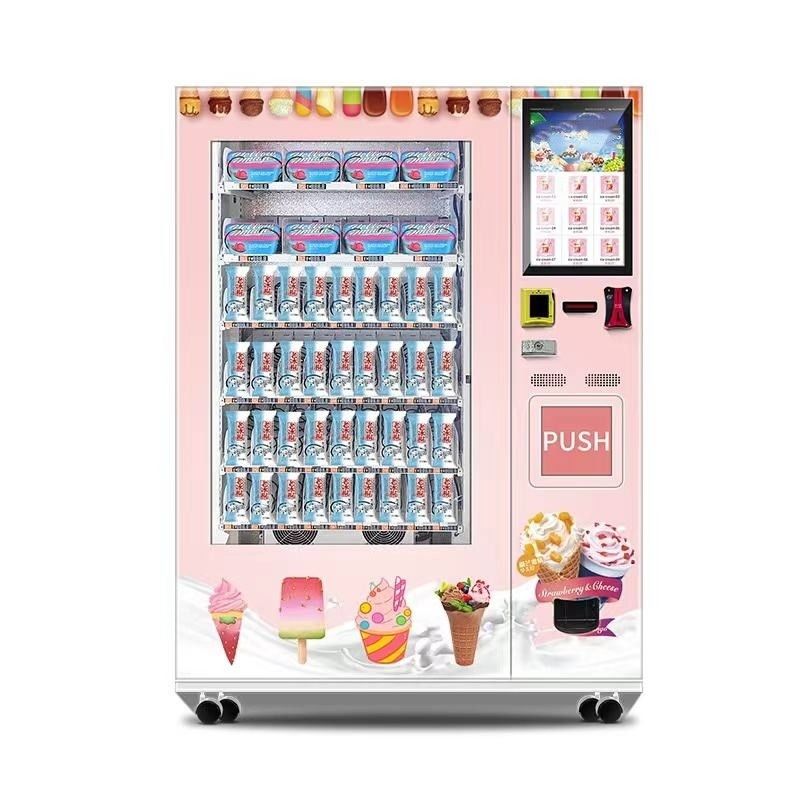 Tecnologia avançada de tela sensível ao toque Máquina automática de venda de suco para grande seleção de produtos