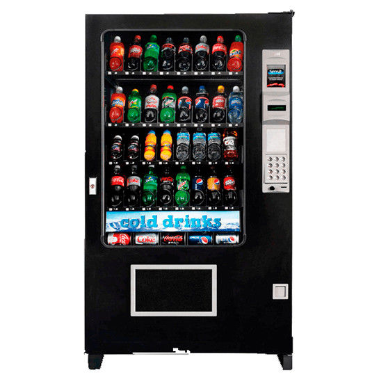 Máquina de venda automática de 220V 50HZ com sistema de pagamento Dinheiro em papel / moeda / digitalização e adesivos de pintura a cores personalizados