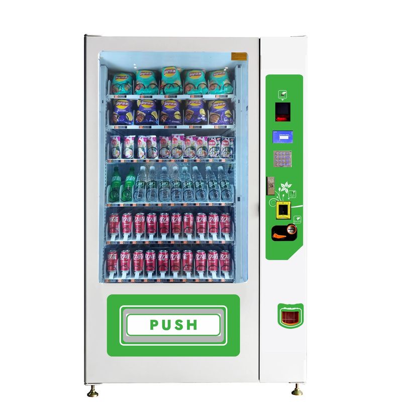 Máquina de venda automática de 220V 50HZ com sistema de pagamento Dinheiro em papel / moeda / digitalização e adesivos de pintura a cores personalizados