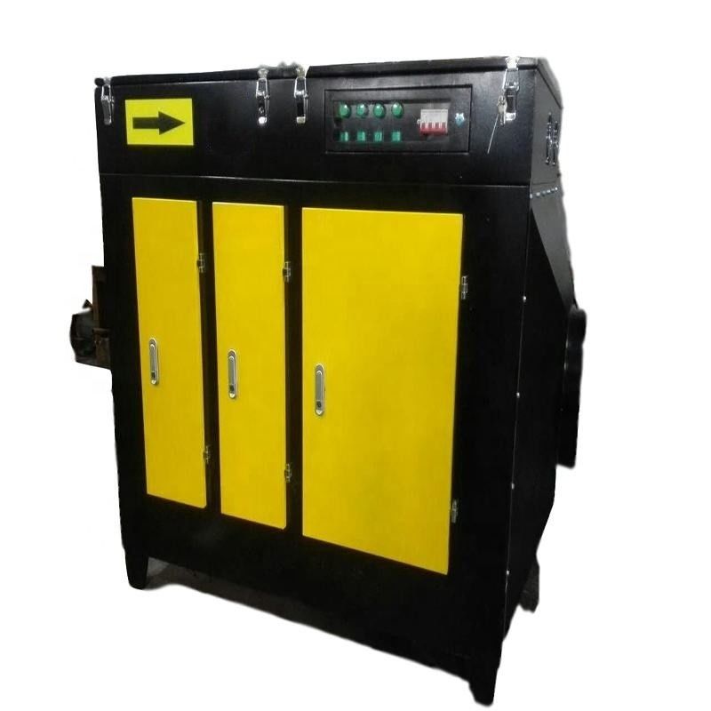 Equipamento de tratamento de gases residuais 0,75-7,5kw Potência 380v/50hz Voltagem e tecnologia avançada de purificação