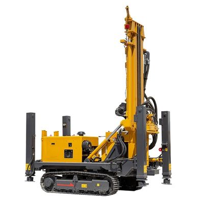Construction Water Well Drilling Rig Machine 300m Depth 330mm Diameter 8.7t Weight