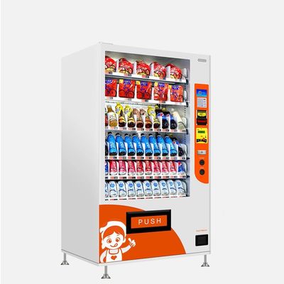 Coin Bill Credit Card Beverage Vending Machine 300pcs-800pcs Capacity