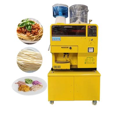 Yellow 304 Stainless Steel Full Automatic Noodle Maker Commercial Wooden Case Packing